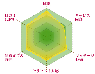 総合評価のグラフ